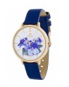 Reloj Marea azul flores