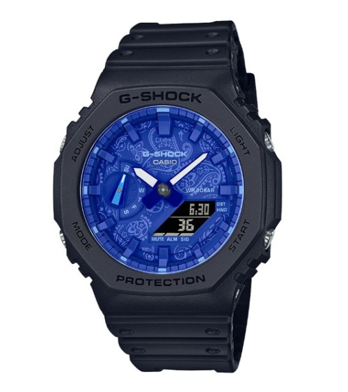 Reloj Casio G-SHOCK azul negro GA-2100BP-1A