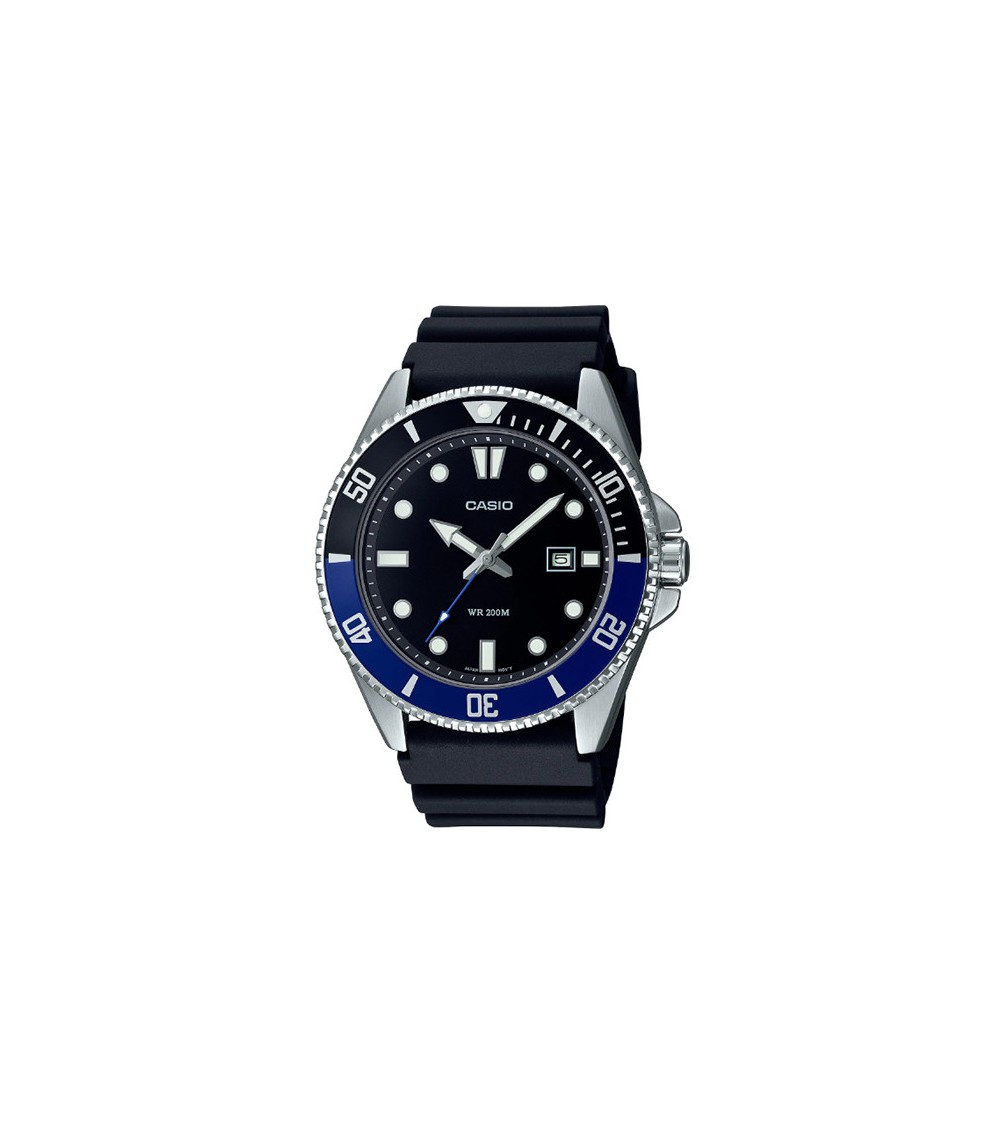 Reloj Casio azul Sumergible 200m MDV-107-1A2V