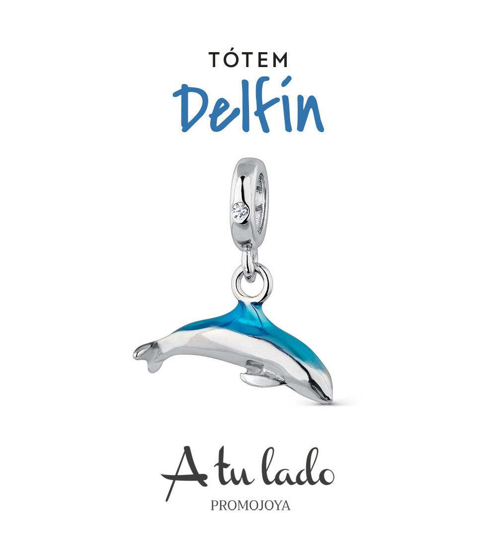 Charm de plata Totem Delfín