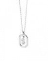 Gargantilla PDPAOLA 'Letra S Mini' plata CO02-530-U