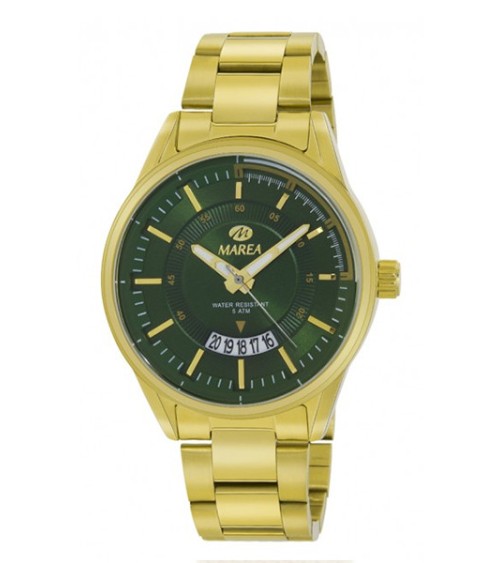 Reloj Marea Mujer Dorado Verde :: elcronometrojoyeros