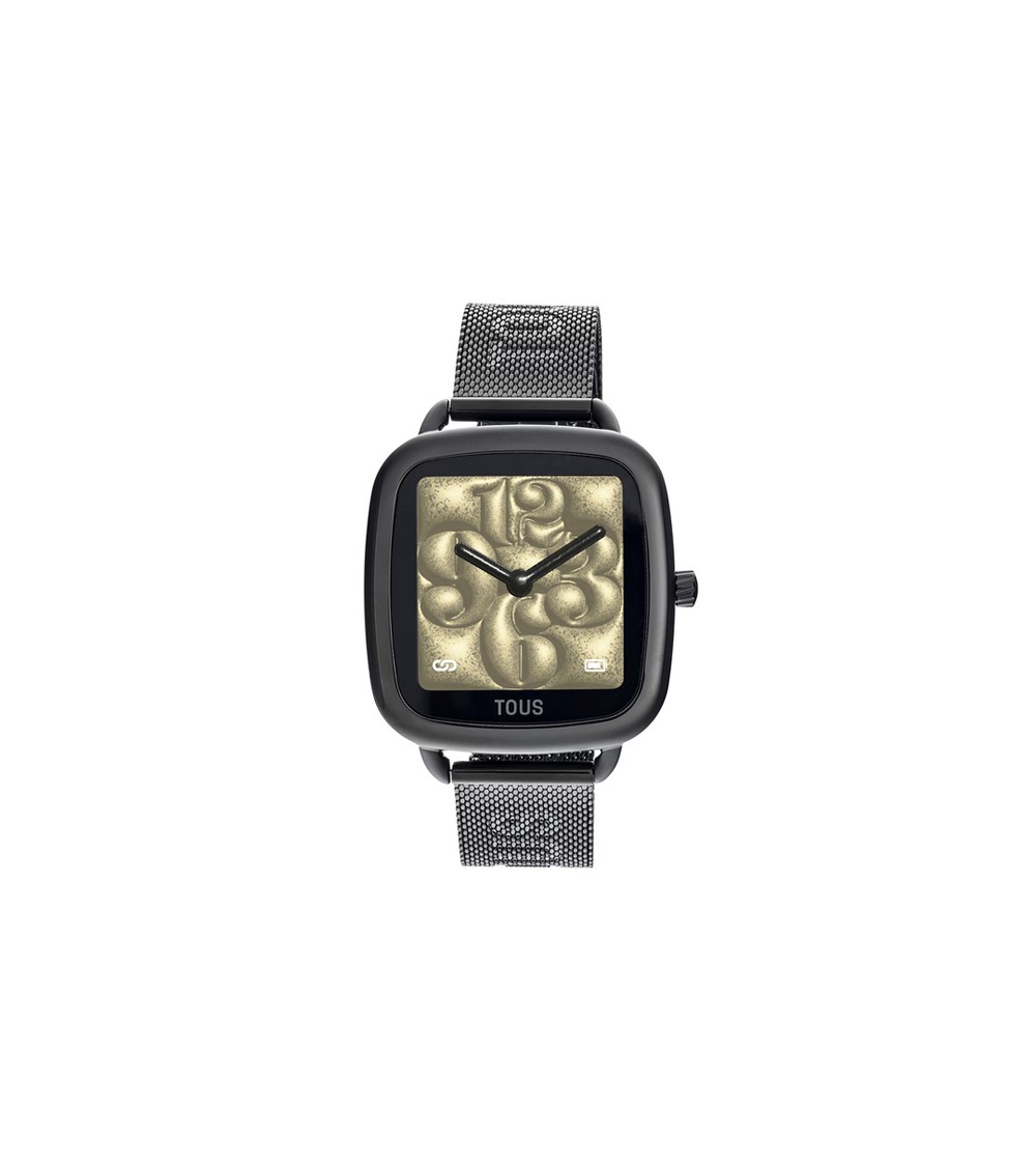 Reloj smartwatch B-Connect de acero IP dorado