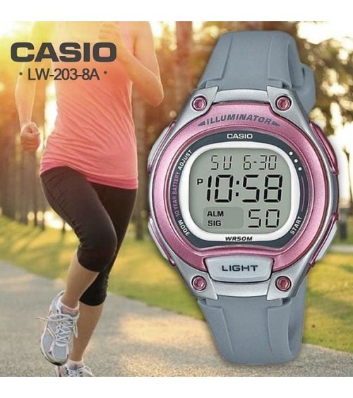 Reloj digital Casio niña LW-203-8AV