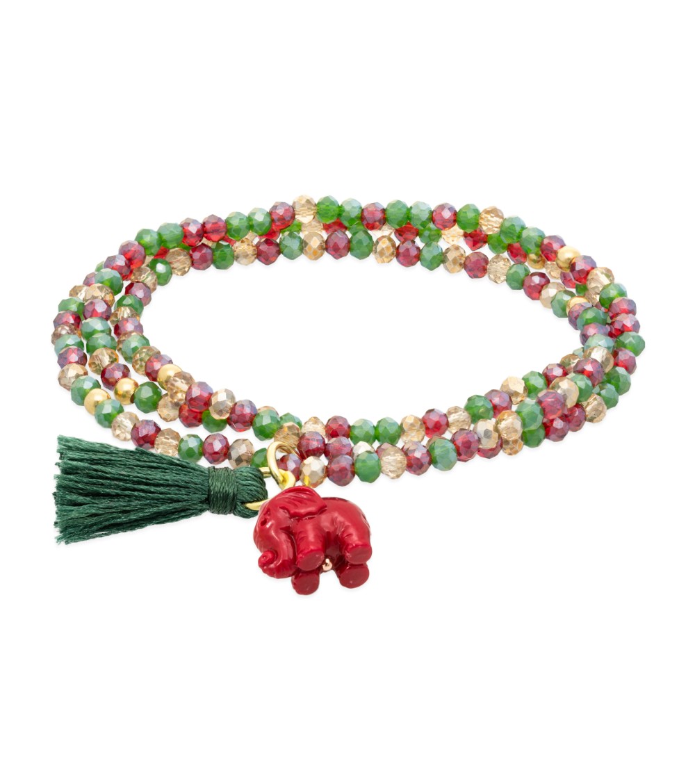 Pulsera Zen Marina García verde roja 90980UE