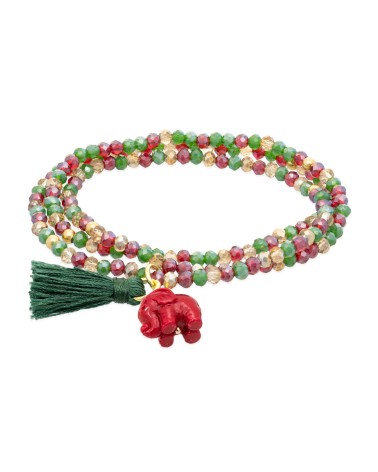 Pulsera Zen Marina García verde roja 90980UE