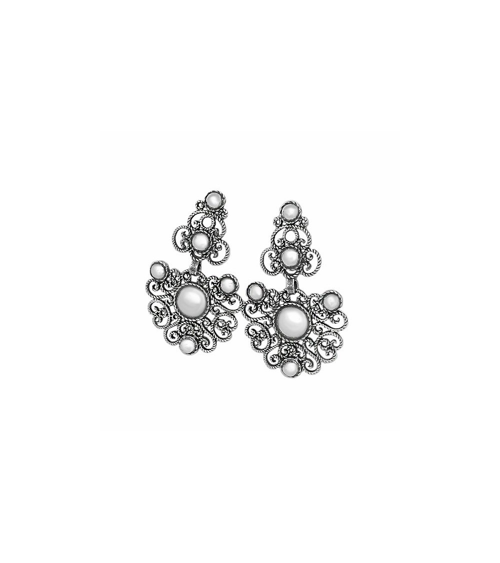 Pendientes de plata Fink H046603