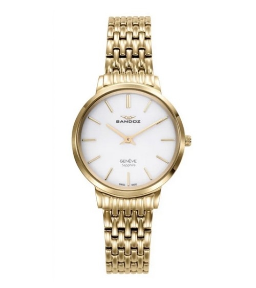 Reloj Sandoz 'Elegant' acero dorado 81382-99
