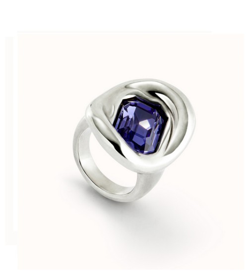 Anillo Uno de 50 mujer cristal morado ANI0826