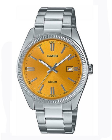 Reloj Casio esfera amarilla MTP-1302PD-9AVEF