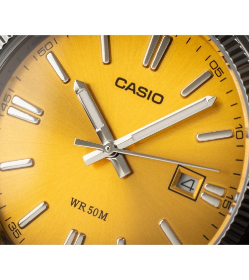 Reloj Casio esfera amarilla MTP-1302PD-9AVEF