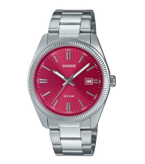 Reloj Casio esfera roja MTP-1302PD-4AVEF