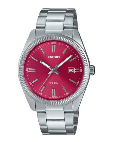 Reloj Casio esfera roja MTP-1302PD-4AVEF