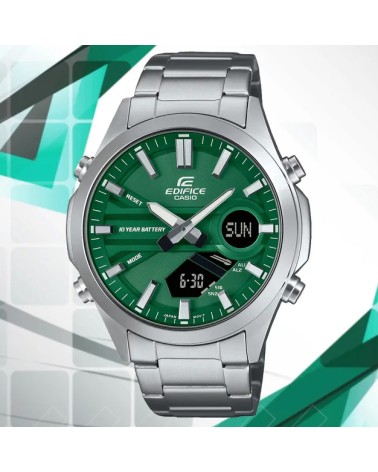 Reloj Casio Edifice verde digital analógico EFV-C120D-3A