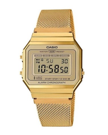 Reloj Casio dorado retro A700WEMG-9A