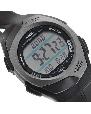 Reloj Casio gris negro chico STR-300-1V