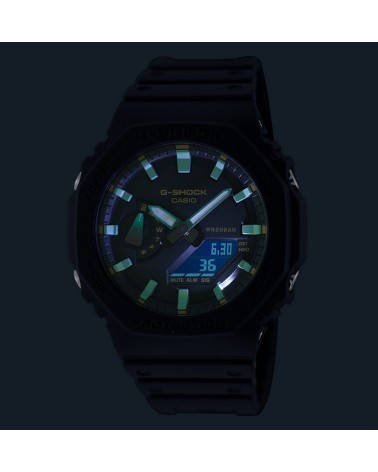 Reloj Casio G-Shock negro verde GA-2100RC-1A