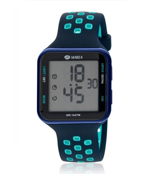 Reloj Marea negro azul digital B44102/2