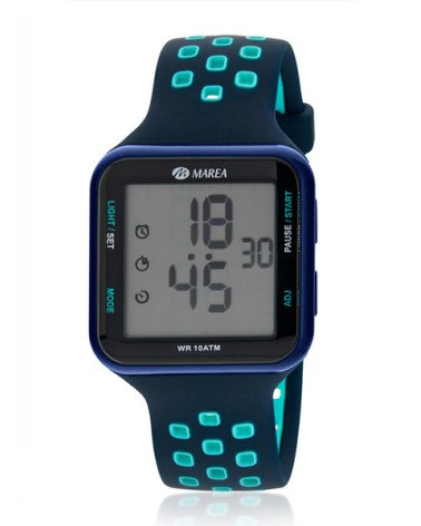 Reloj Marea negro azul digital B44102/2