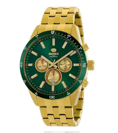 Reloj Marea dorado esfera verde 36198/4