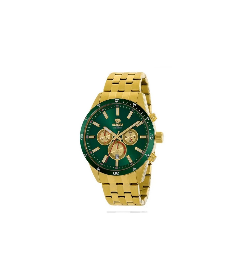 Reloj Marea dorado esfera verde 36198/4