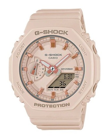 Reloj casio G-SHOCK Rosa Beige GMA-S2100-4AER