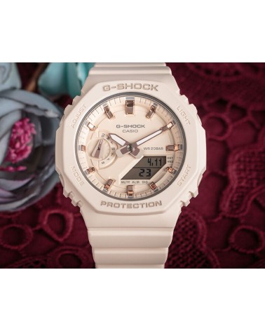 Reloj casio G-SHOCK Rosa Beige GMA-S2100-4AER