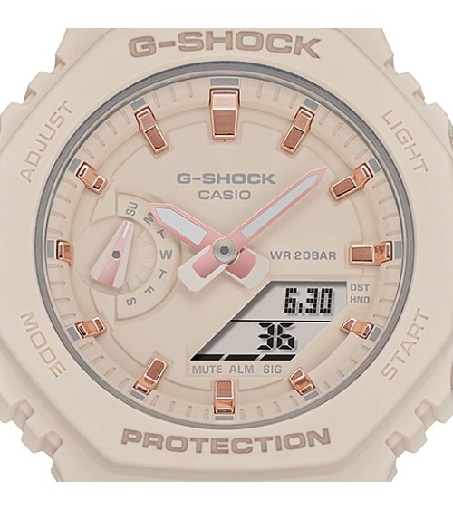 Reloj casio G-SHOCK Rosa Beige GMA-S2100-4AER