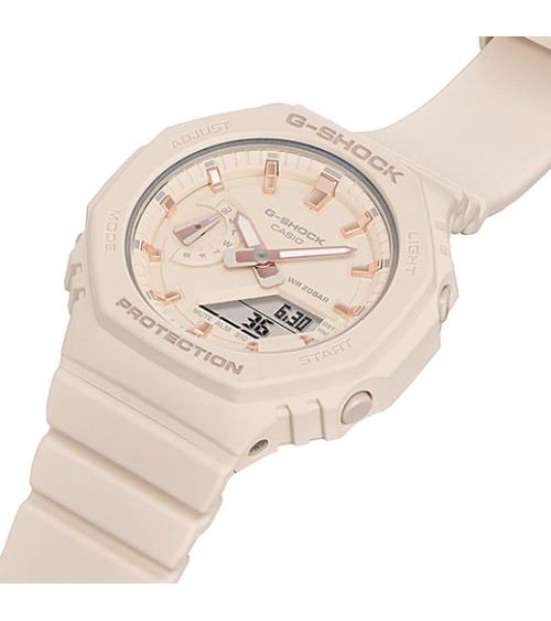 Reloj casio G-SHOCK Rosa Beige GMA-S2100-4AER