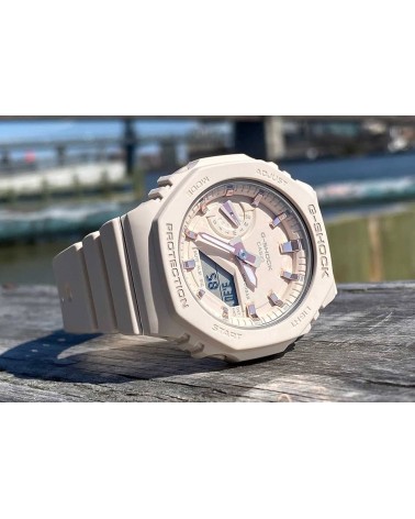 Reloj casio G-SHOCK Rosa Beige GMA-S2100-4AER