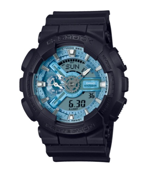 Reloj Casio G-SHOCK negro azul GA-110CD-1A2