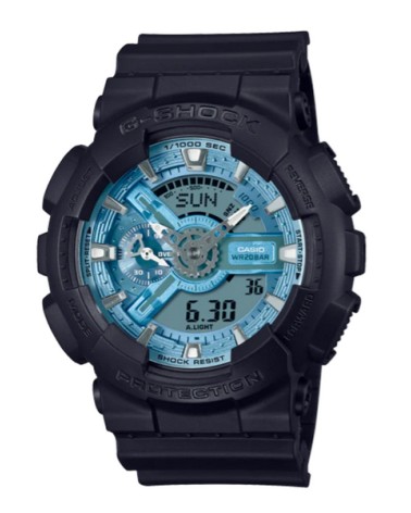 Reloj Casio G-SHOCK negro azul GA-110CD-1A2