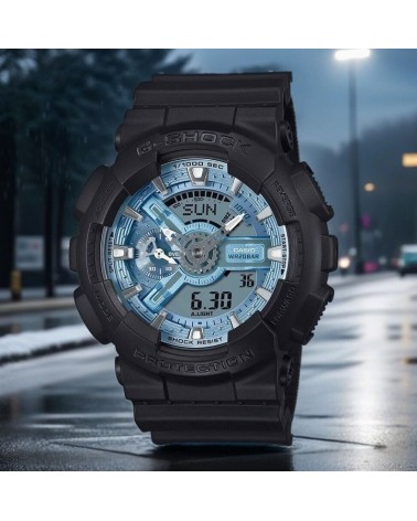 Reloj Casio G-SHOCK negro azul GA-110CD-1A2