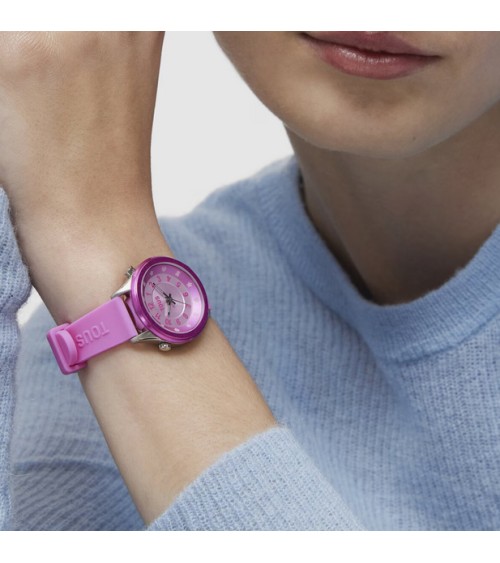 Reloj TOUS Comunión 'Mini Self Time' fucsia 200358050