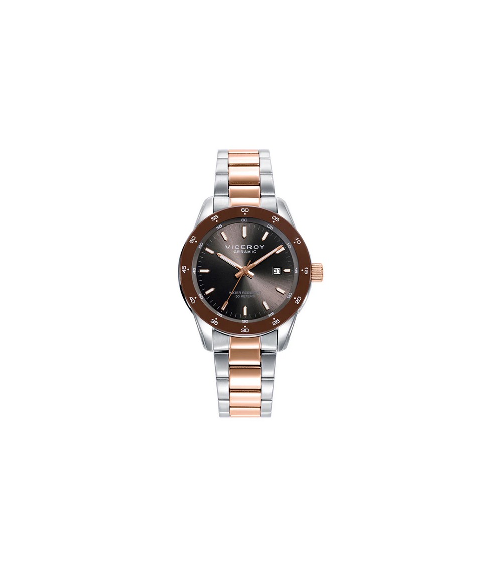 Reloj Viceroy femenino cerámica marrón 401246-17