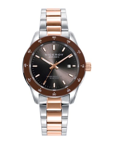 Reloj Viceroy femenino cerámica marrón 401246-17