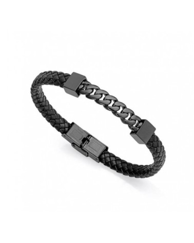 Pulsera negra Viceroy Beat hombre 75325P01010