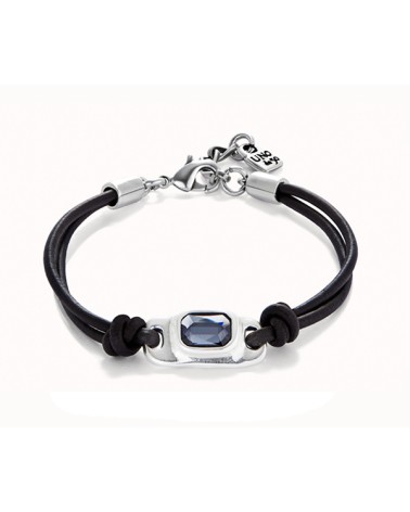 Pulsera Uno de 50 cristal gris PUL2480GRS