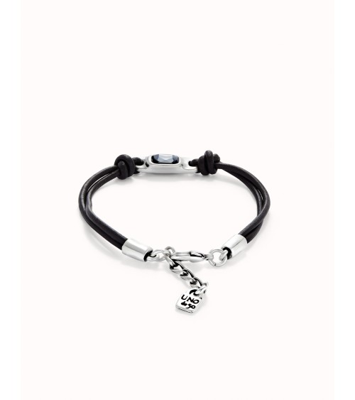 Pulsera Uno de 50 cristal gris PUL2480GRS