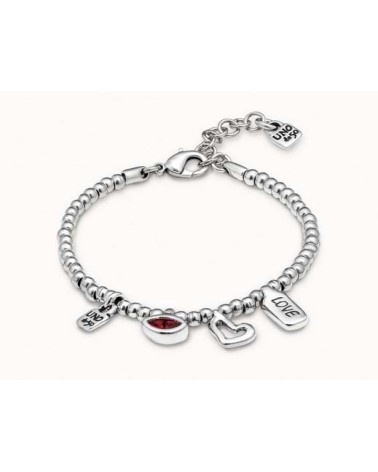 Pulsera Uno de 50 Amor PUL1852ROJ