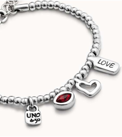 Pulsera Uno de 50 Amor PUL1852ROJ