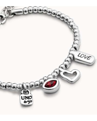 Pulsera Uno de 50 Amor PUL1852ROJ