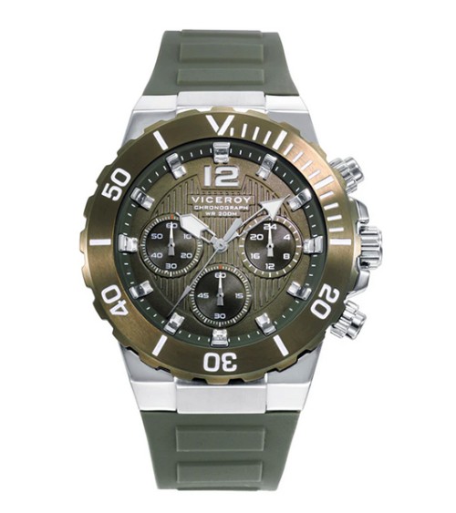 Reloj Viceroy hombre verde 200 metros 45005-65