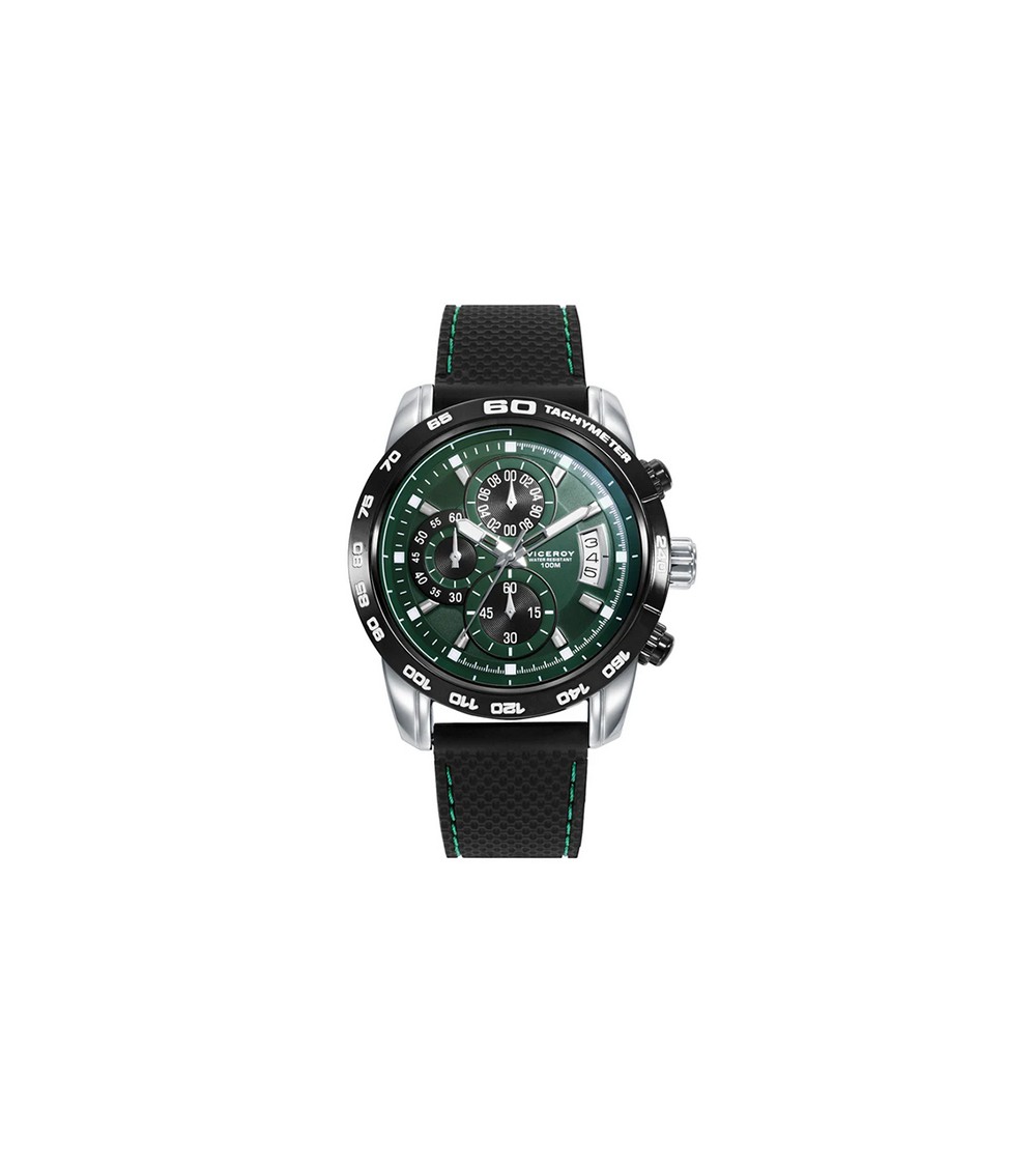 Reloj cronógrafo negro verde Viceroy 40421-67