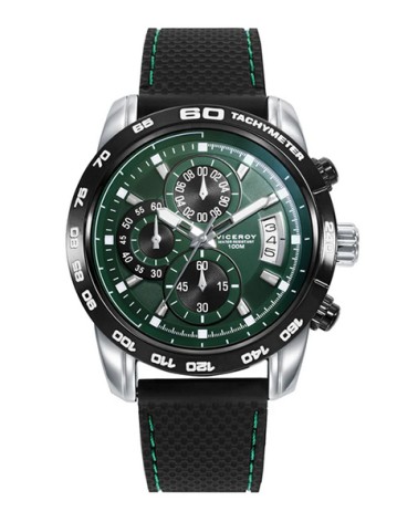 Reloj cronógrafo negro verde Viceroy 40421-67