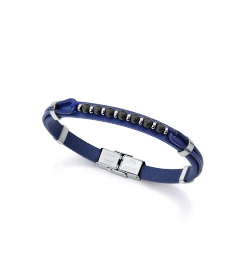 Pulsera Viceroy negro azul hombre 15169P01013