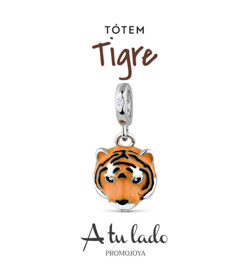 Charm de plata 'Totem tigre' 9112346