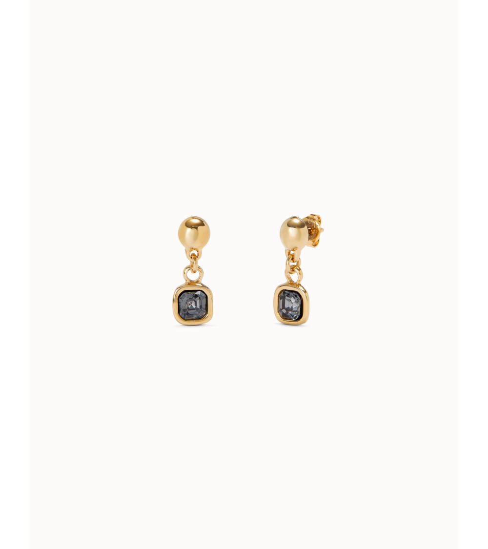 Pendientes Uno de 50 cristal negro PEN0998NGRORO