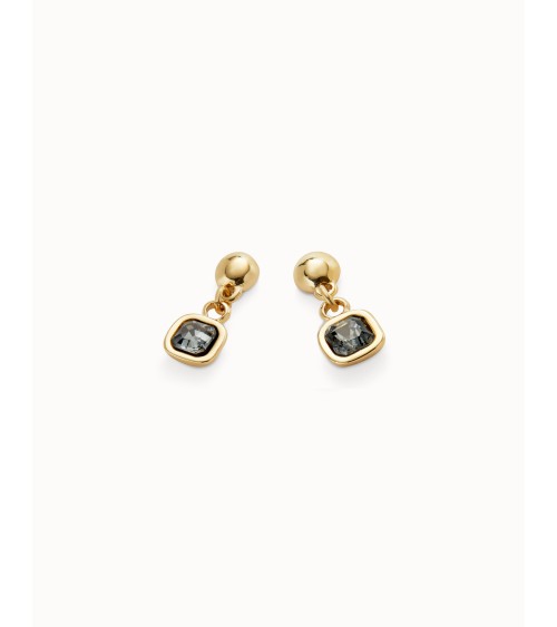 Pendientes Uno de 50 cristal negro PEN0998NGRORO