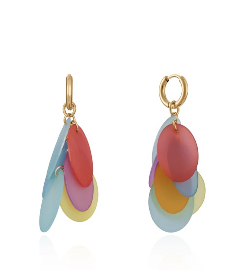 Pendientes Viceroy Kiss aros y resina colores 14031E01019